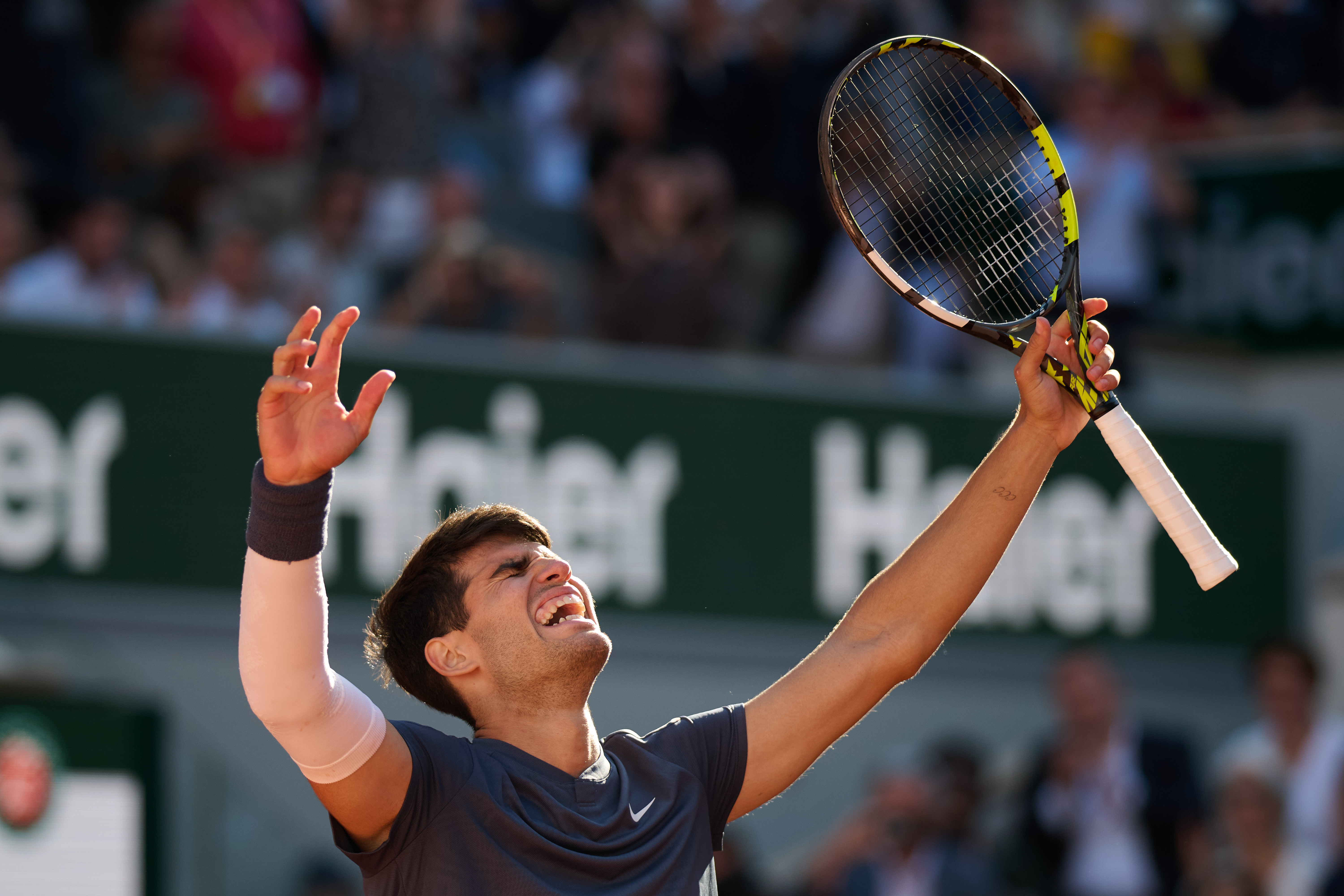 拉沃尔杯力克美网，阿尔卡拉斯高光表现