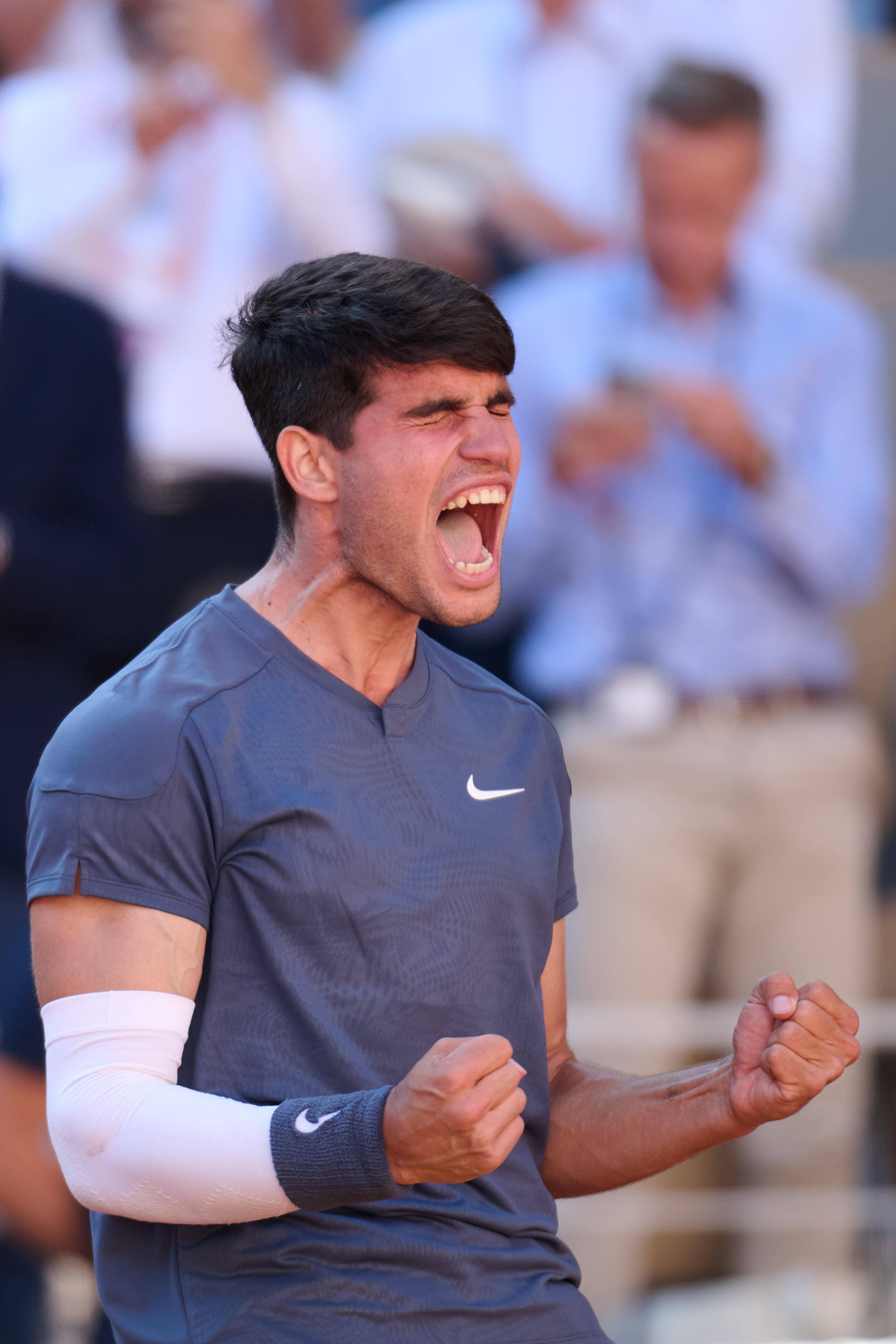 拉沃尔杯力克美网，阿尔卡拉斯高光表现